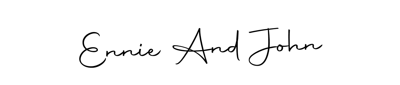 This is the best signature style for the Ennie And John name. Also you like these signature font (Autography-DOLnW). Mix name signature. Ennie And John signature style 10 images and pictures png