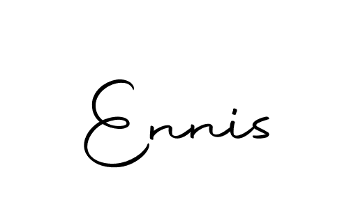 Design your own signature with our free online signature maker. With this signature software, you can create a handwritten (Autography-DOLnW) signature for name Ennis. Ennis signature style 10 images and pictures png