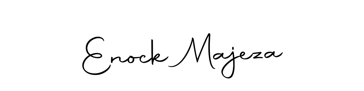 Design your own signature with our free online signature maker. With this signature software, you can create a handwritten (Autography-DOLnW) signature for name Enock Majeza. Enock Majeza signature style 10 images and pictures png