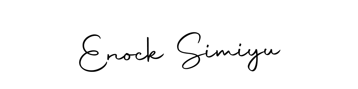 if you are searching for the best signature style for your name Enock Simiyu. so please give up your signature search. here we have designed multiple signature styles  using Autography-DOLnW. Enock Simiyu signature style 10 images and pictures png