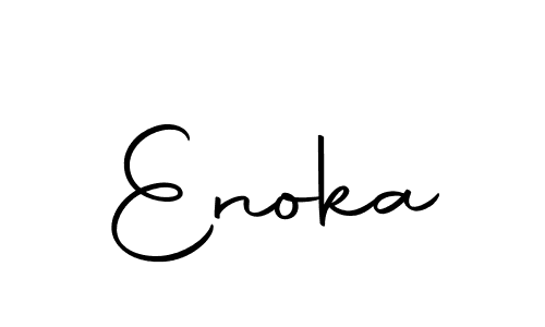 The best way (Autography-DOLnW) to make a short signature is to pick only two or three words in your name. The name Enoka include a total of six letters. For converting this name. Enoka signature style 10 images and pictures png