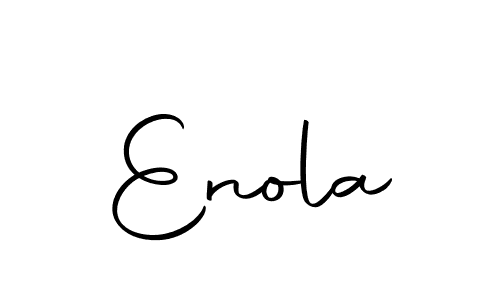 You should practise on your own different ways (Autography-DOLnW) to write your name (Enola) in signature. don't let someone else do it for you. Enola signature style 10 images and pictures png