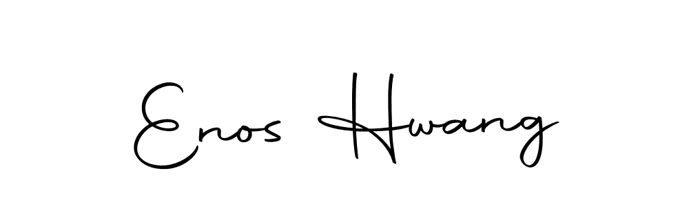 Design your own signature with our free online signature maker. With this signature software, you can create a handwritten (Autography-DOLnW) signature for name Enos Hwang. Enos Hwang signature style 10 images and pictures png