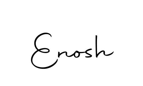 You should practise on your own different ways (Autography-DOLnW) to write your name (Enosh) in signature. don't let someone else do it for you. Enosh signature style 10 images and pictures png
