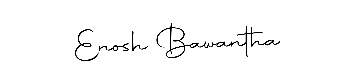 Also we have Enosh Bawantha name is the best signature style. Create professional handwritten signature collection using Autography-DOLnW autograph style. Enosh Bawantha signature style 10 images and pictures png
