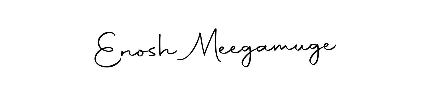 Design your own signature with our free online signature maker. With this signature software, you can create a handwritten (Autography-DOLnW) signature for name Enosh Meegamuge. Enosh Meegamuge signature style 10 images and pictures png