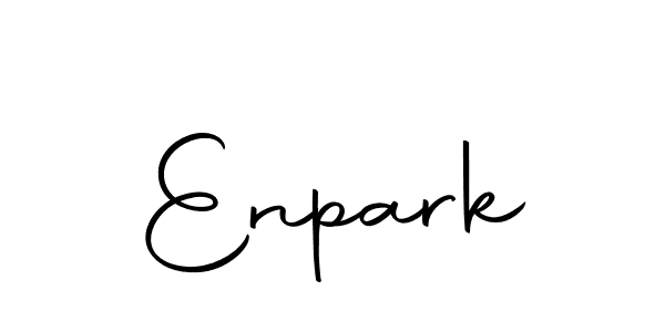 Design your own signature with our free online signature maker. With this signature software, you can create a handwritten (Autography-DOLnW) signature for name Enpark. Enpark signature style 10 images and pictures png