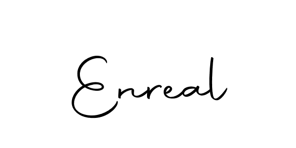 You should practise on your own different ways (Autography-DOLnW) to write your name (Enreal) in signature. don't let someone else do it for you. Enreal signature style 10 images and pictures png