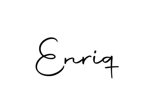 How to make Enriq name signature. Use Autography-DOLnW style for creating short signs online. This is the latest handwritten sign. Enriq signature style 10 images and pictures png