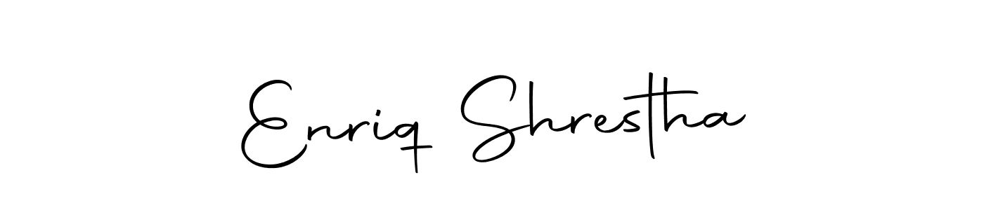 Once you've used our free online signature maker to create your best signature Autography-DOLnW style, it's time to enjoy all of the benefits that Enriq Shrestha name signing documents. Enriq Shrestha signature style 10 images and pictures png