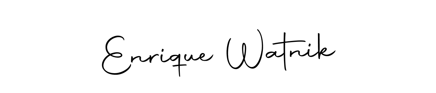 Best and Professional Signature Style for Enrique Watnik. Autography-DOLnW Best Signature Style Collection. Enrique Watnik signature style 10 images and pictures png