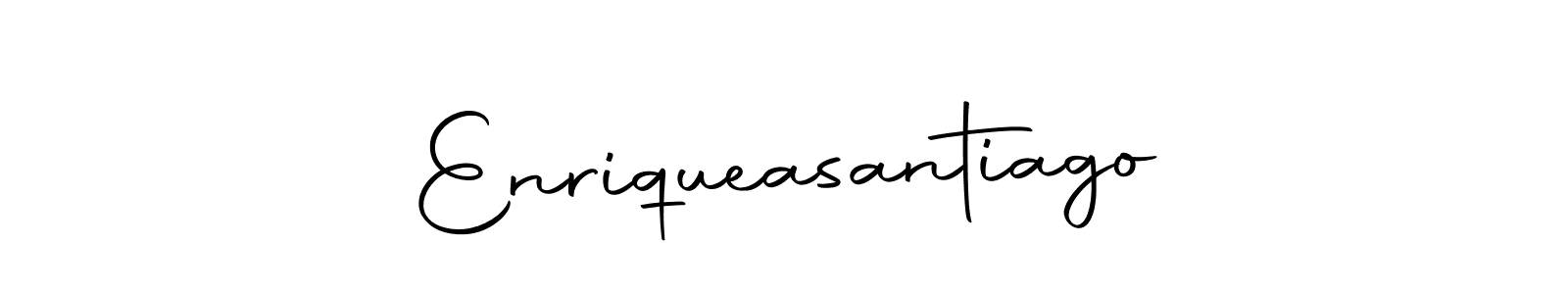 Make a short Enriqueasantiago signature style. Manage your documents anywhere anytime using Autography-DOLnW. Create and add eSignatures, submit forms, share and send files easily. Enriqueasantiago signature style 10 images and pictures png