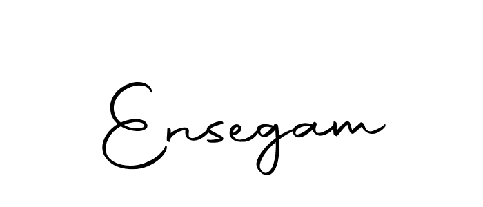 Use a signature maker to create a handwritten signature online. With this signature software, you can design (Autography-DOLnW) your own signature for name Ensegam. Ensegam signature style 10 images and pictures png