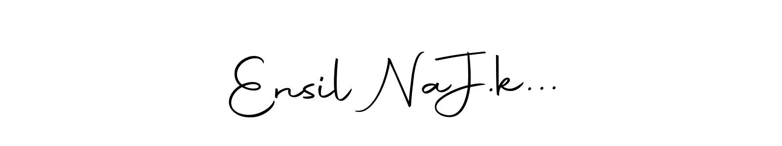 Ensil Na  J.k... stylish signature style. Best Handwritten Sign (Autography-DOLnW) for my name. Handwritten Signature Collection Ideas for my name Ensil Na  J.k.... Ensil Na  J.k... signature style 10 images and pictures png