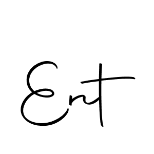 Create a beautiful signature design for name Ent. With this signature (Autography-DOLnW) fonts, you can make a handwritten signature for free. Ent signature style 10 images and pictures png