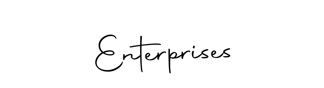 How to make Enterprises name signature. Use Autography-DOLnW style for creating short signs online. This is the latest handwritten sign. Enterprises signature style 10 images and pictures png