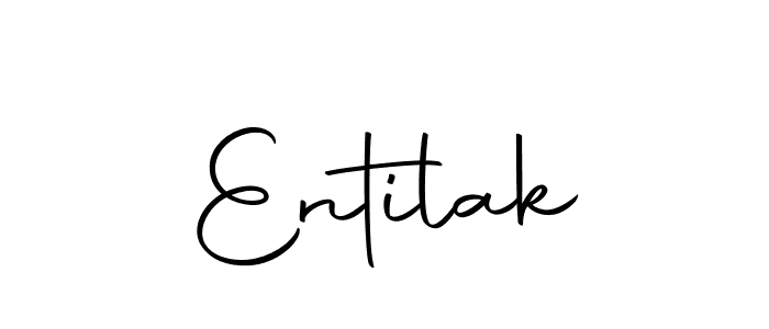 Design your own signature with our free online signature maker. With this signature software, you can create a handwritten (Autography-DOLnW) signature for name Entilak. Entilak signature style 10 images and pictures png
