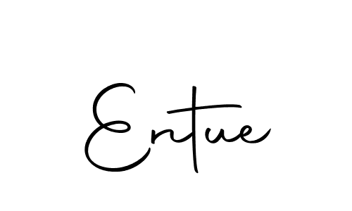 Create a beautiful signature design for name Entue. With this signature (Autography-DOLnW) fonts, you can make a handwritten signature for free. Entue signature style 10 images and pictures png