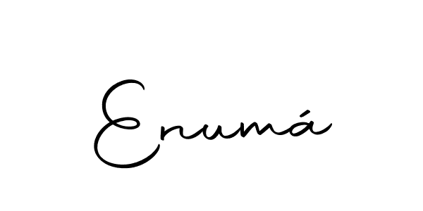 Enumá stylish signature style. Best Handwritten Sign (Autography-DOLnW) for my name. Handwritten Signature Collection Ideas for my name Enumá. Enumá signature style 10 images and pictures png