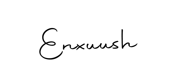 Make a beautiful signature design for name Enxuush. With this signature (Autography-DOLnW) style, you can create a handwritten signature for free. Enxuush signature style 10 images and pictures png