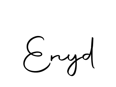 Enyd stylish signature style. Best Handwritten Sign (Autography-DOLnW) for my name. Handwritten Signature Collection Ideas for my name Enyd. Enyd signature style 10 images and pictures png