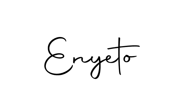 Make a beautiful signature design for name Enyeto. With this signature (Autography-DOLnW) style, you can create a handwritten signature for free. Enyeto signature style 10 images and pictures png