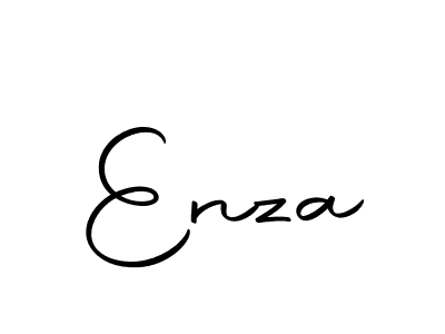Design your own signature with our free online signature maker. With this signature software, you can create a handwritten (Autography-DOLnW) signature for name Enza. Enza signature style 10 images and pictures png