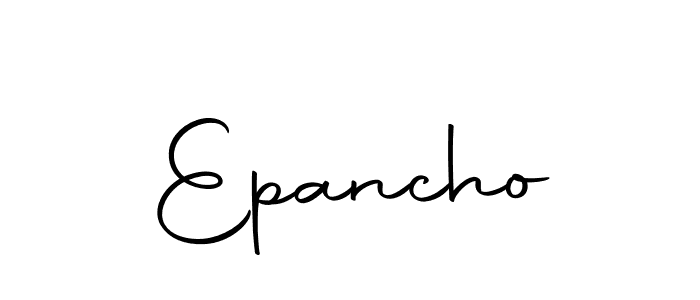 The best way (Autography-DOLnW) to make a short signature is to pick only two or three words in your name. The name Epancho include a total of six letters. For converting this name. Epancho signature style 10 images and pictures png