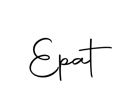 How to make Epat name signature. Use Autography-DOLnW style for creating short signs online. This is the latest handwritten sign. Epat signature style 10 images and pictures png