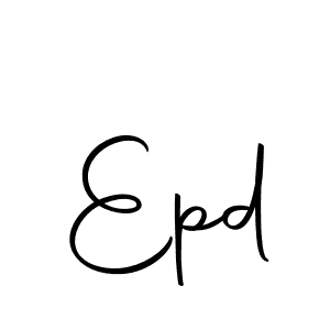 The best way (Autography-DOLnW) to make a short signature is to pick only two or three words in your name. The name Epd include a total of six letters. For converting this name. Epd signature style 10 images and pictures png