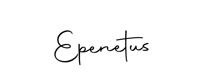 Make a beautiful signature design for name Epenetus. With this signature (Autography-DOLnW) style, you can create a handwritten signature for free. Epenetus signature style 10 images and pictures png