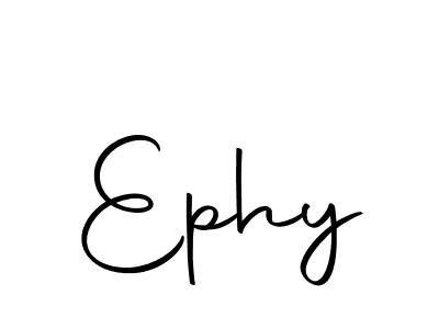 How to make Ephy signature? Autography-DOLnW is a professional autograph style. Create handwritten signature for Ephy name. Ephy signature style 10 images and pictures png