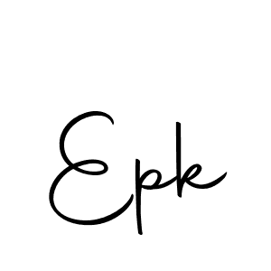 Make a beautiful signature design for name Epk. With this signature (Autography-DOLnW) style, you can create a handwritten signature for free. Epk signature style 10 images and pictures png