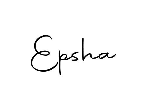 How to make Epsha signature? Autography-DOLnW is a professional autograph style. Create handwritten signature for Epsha name. Epsha signature style 10 images and pictures png