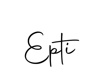 Epti stylish signature style. Best Handwritten Sign (Autography-DOLnW) for my name. Handwritten Signature Collection Ideas for my name Epti. Epti signature style 10 images and pictures png