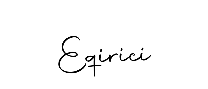 You can use this online signature creator to create a handwritten signature for the name Eqirici. This is the best online autograph maker. Eqirici signature style 10 images and pictures png