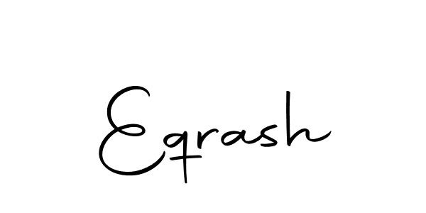 You should practise on your own different ways (Autography-DOLnW) to write your name (Eqrash) in signature. don't let someone else do it for you. Eqrash signature style 10 images and pictures png