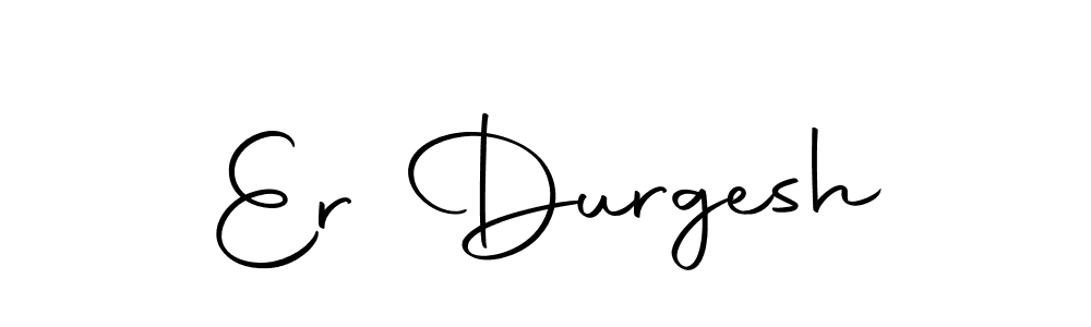 How to make Er Durgesh name signature. Use Autography-DOLnW style for creating short signs online. This is the latest handwritten sign. Er Durgesh signature style 10 images and pictures png