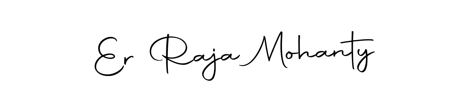 How to make Er Raja Mohanty name signature. Use Autography-DOLnW style for creating short signs online. This is the latest handwritten sign. Er Raja Mohanty signature style 10 images and pictures png