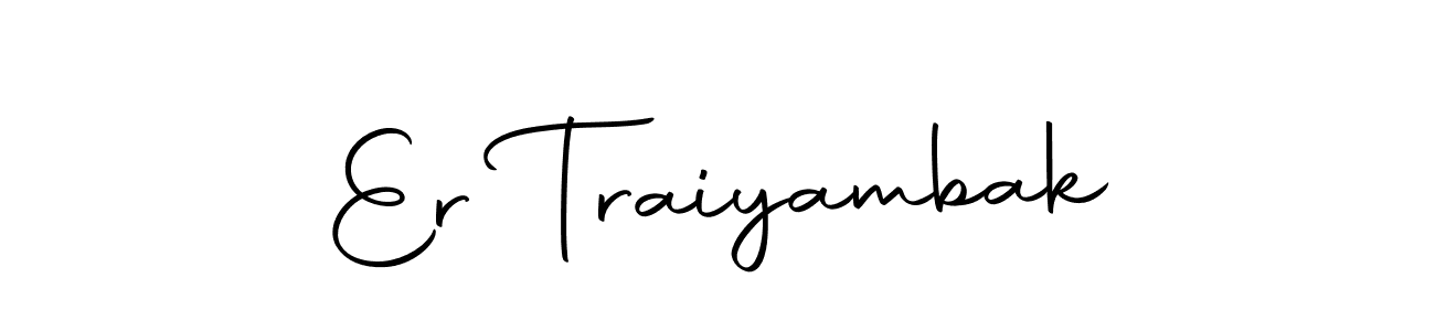 Here are the top 10 professional signature styles for the name Er Traiyambak. These are the best autograph styles you can use for your name. Er Traiyambak signature style 10 images and pictures png