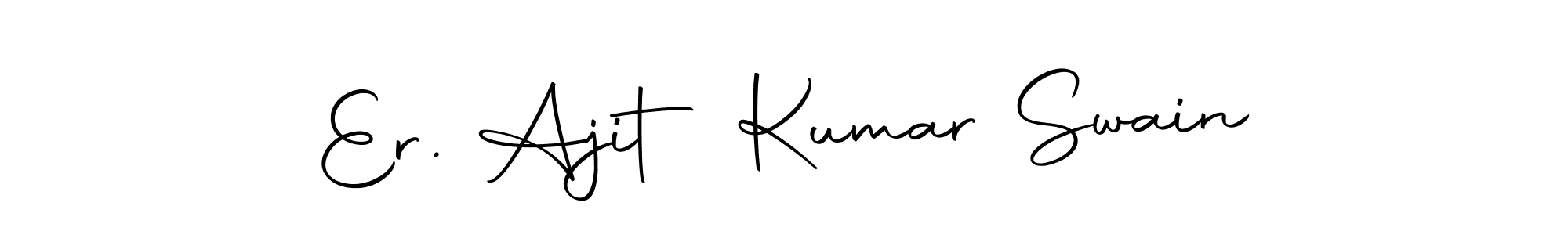 This is the best signature style for the Er. Ajit Kumar Swain name. Also you like these signature font (Autography-DOLnW). Mix name signature. Er. Ajit Kumar Swain signature style 10 images and pictures png