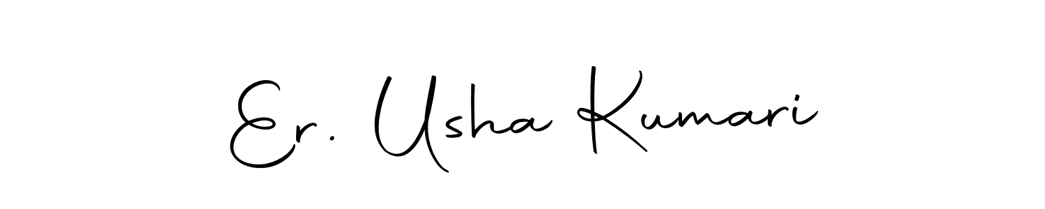 You can use this online signature creator to create a handwritten signature for the name Er. Usha Kumari. This is the best online autograph maker. Er. Usha Kumari signature style 10 images and pictures png