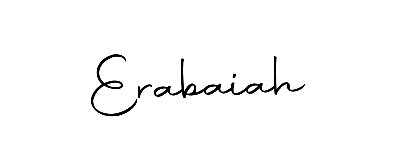 Create a beautiful signature design for name Erabaiah. With this signature (Autography-DOLnW) fonts, you can make a handwritten signature for free. Erabaiah signature style 10 images and pictures png