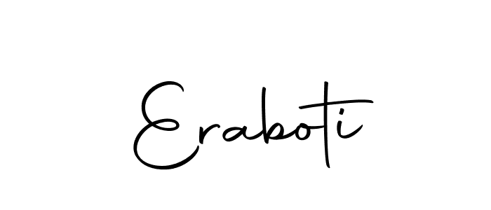 The best way (Autography-DOLnW) to make a short signature is to pick only two or three words in your name. The name Eraboti include a total of six letters. For converting this name. Eraboti signature style 10 images and pictures png