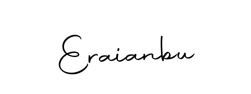 You should practise on your own different ways (Autography-DOLnW) to write your name (Eraianbu) in signature. don't let someone else do it for you. Eraianbu signature style 10 images and pictures png