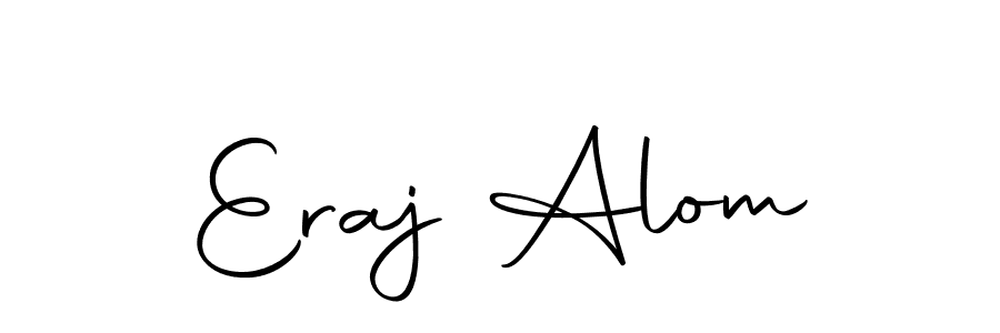 Eraj Alom stylish signature style. Best Handwritten Sign (Autography-DOLnW) for my name. Handwritten Signature Collection Ideas for my name Eraj Alom. Eraj Alom signature style 10 images and pictures png