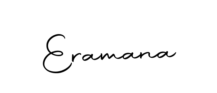 How to make Eramana signature? Autography-DOLnW is a professional autograph style. Create handwritten signature for Eramana name. Eramana signature style 10 images and pictures png