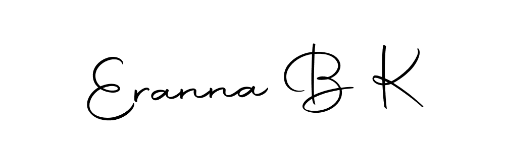 You can use this online signature creator to create a handwritten signature for the name Eranna B K. This is the best online autograph maker. Eranna B K signature style 10 images and pictures png