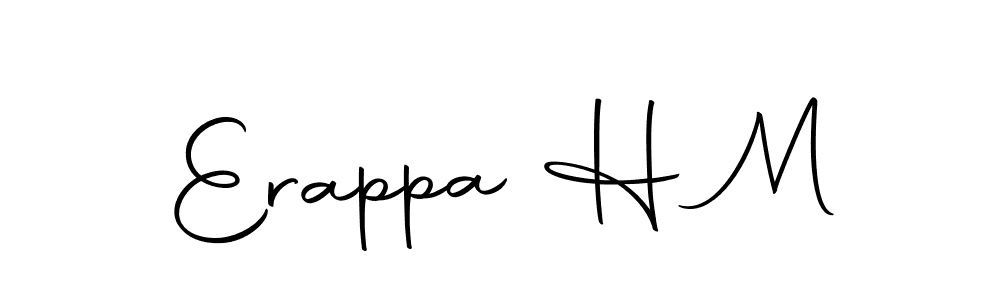 How to make Erappa H M signature? Autography-DOLnW is a professional autograph style. Create handwritten signature for Erappa H M name. Erappa H M signature style 10 images and pictures png
