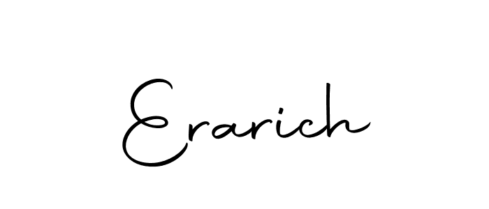 Erarich stylish signature style. Best Handwritten Sign (Autography-DOLnW) for my name. Handwritten Signature Collection Ideas for my name Erarich. Erarich signature style 10 images and pictures png